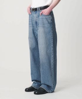 monkey time/ドビー ストライプ デニム バギー パンツ/デニムパンツ