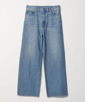 monkey time/ドビー ストライプ デニム バギー パンツ/デニムパンツ