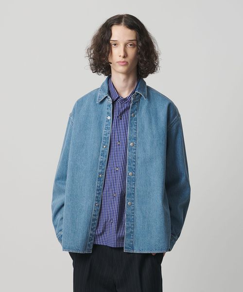 monkey time/デニム CPO シャツ/シャツ / ブラウス