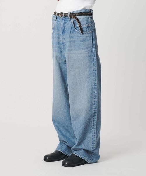 monkey time/デニム ルーズ ポケット バギー パンツ/デニムパンツ