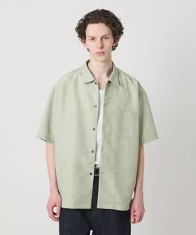 monkey time/ジャガード ショートスリーブ シャツ/シャツ / ブラウス