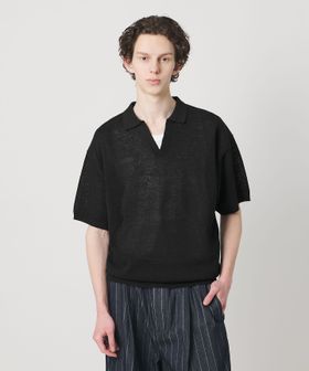 monkey time/シアー スキッパー ポロシャツ/ポロシャツ