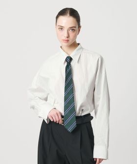 ER/＜ER＞コットン ストライプ オーバーシャツ/シャツ / ブラウス