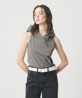 ER/＜ER＞フードホルターネック トップス/タンクトップ / キャミソール