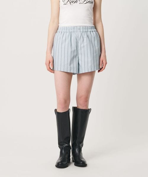 ER/＜ER＞コットンブレンド ストライプショーツ/ショート / ハーフパンツ