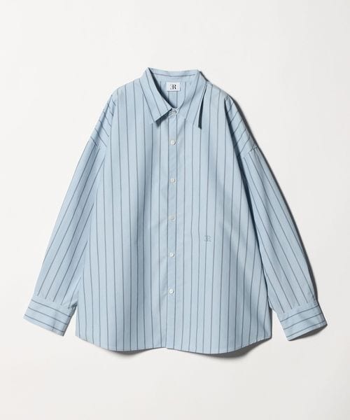 ER/＜ER＞コットンブレンド ストライプ オーバーシャツ/シャツ / ブラウス