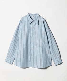 ER/＜ER＞コットンブレンド ストライプ オーバーシャツ/シャツ / ブラウス
