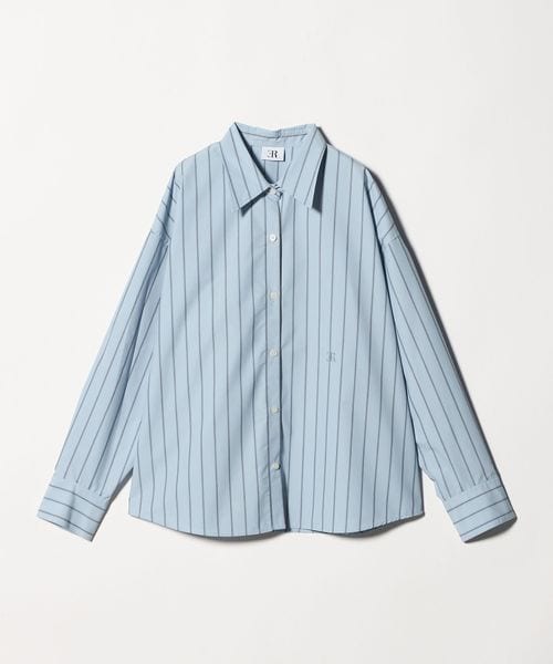 ER/＜ER＞コットンブレンド ストライプシャツ/シャツ / ブラウス