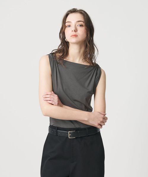 ER/＜ER＞ジャージー ショルダーツイスト ノースリーブ/Tシャツ / カットソー