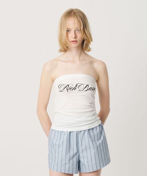 ER/＜ER＞ジャージープリントベアトップ/Tシャツ / カットソー