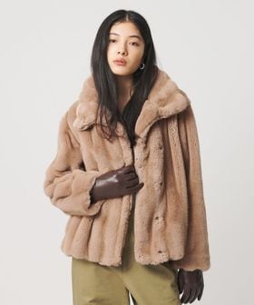ER/＜ER＞フェイクファー コート/その他コート / ブルゾン