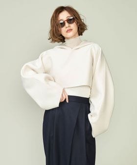 conte/＜conte＞フーデッド リバーケープ/その他コート / ブルゾン