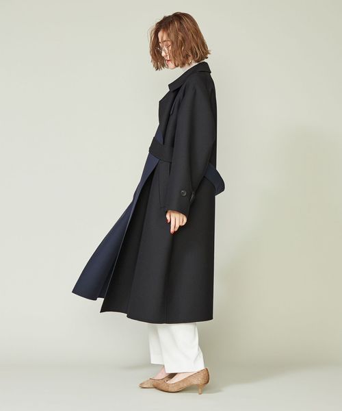 新品タグ付き＊conte＊リバー バルカラーコート UNITED ARROWS - 専用 conteコンテ リバー バルカラーコート