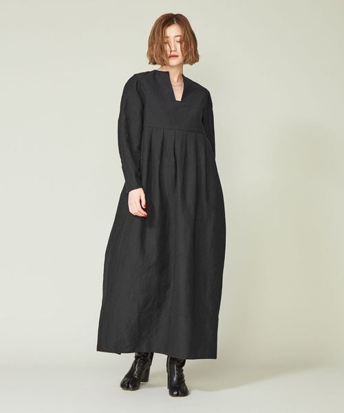 ◆お値下げしました◆ 新品未使用　conte グラス タックワンピース conte＞グラス タックワンピース