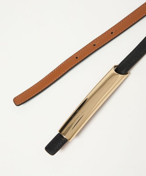 【CONTE別注】<ATELIER AMBOISE>ゴールド バックル ベルト AMBOISE ベルト 「別注」「ATELIER for conte」WILLER ゴールド
