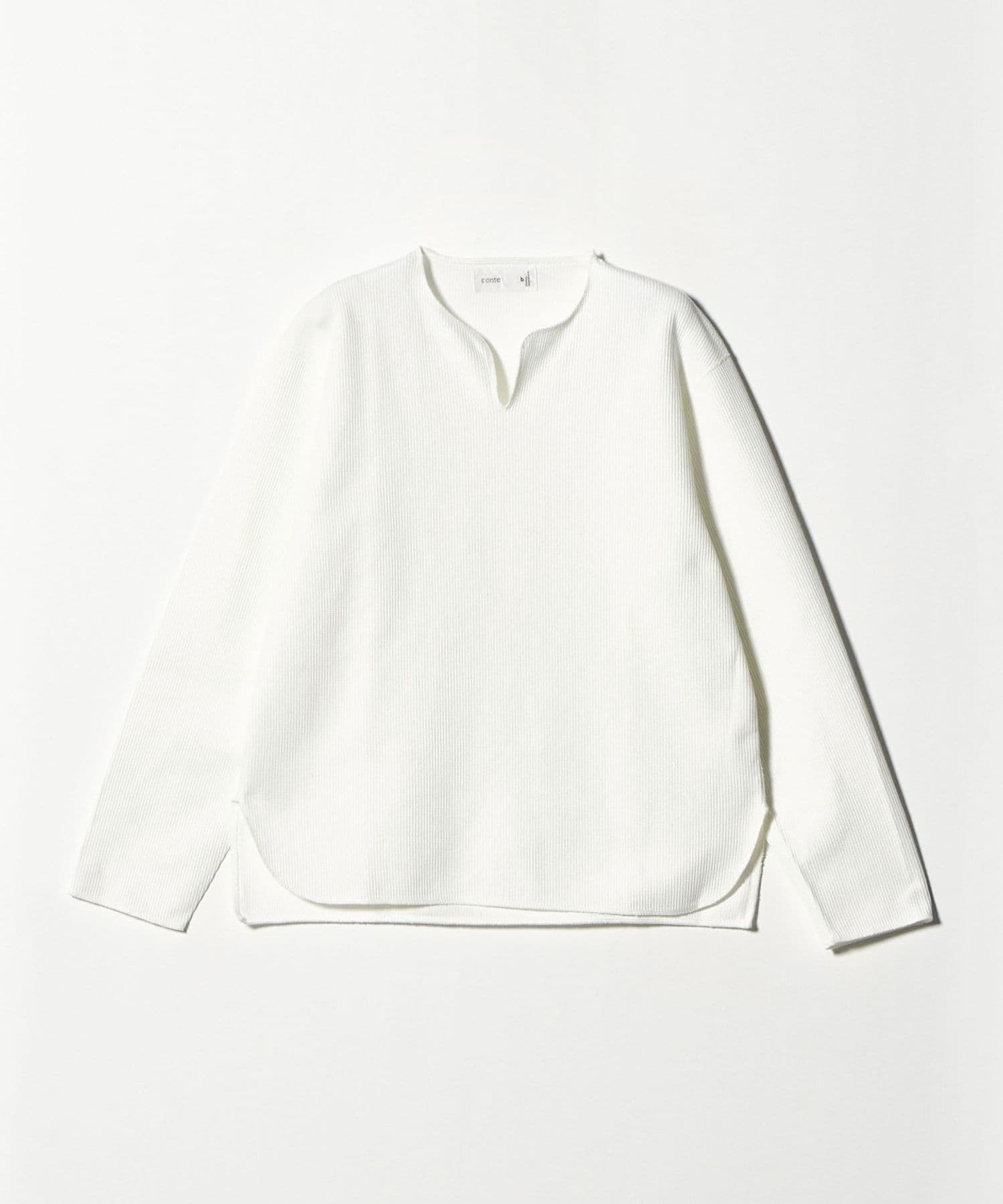 別注】＜blurhms for conte＞キーネック サーマルカットソー