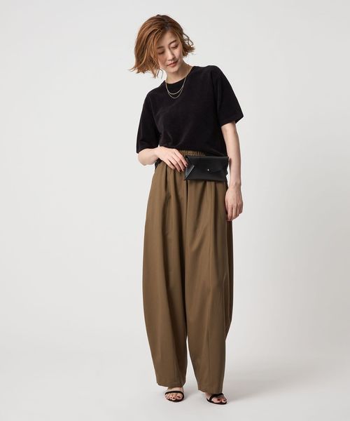 新品タグ付き✨ conteコットン ニットTシャツ conte＞コットン ニットTシャツ