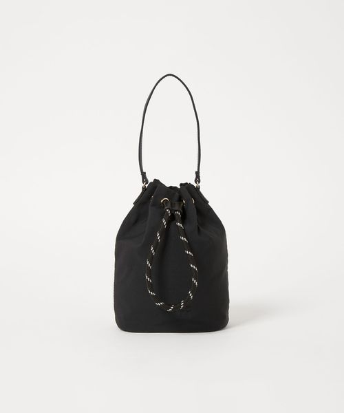 新品　WEB限定　conte ドローストリング バッグ　BLACK WEB限定】＜conte＞ドローストリング バッグ BLACK