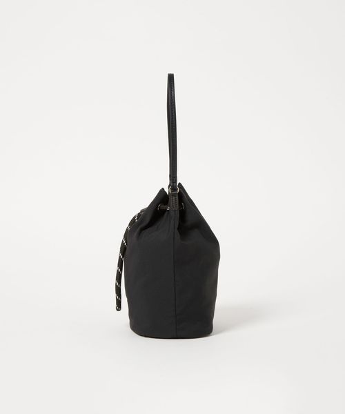 新品　WEB限定　conte ドローストリング バッグ　BLACK WEB限定】＜conte＞ドローストリング バッグ BLACK
