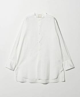 conte/＜conte＞ヘリンボーン スタンドカラーシャツ/シャツ / ブラウス