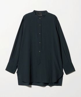 conte/＜conte＞ヘリンボーン スタンドカラーシャツ/シャツ / ブラウス