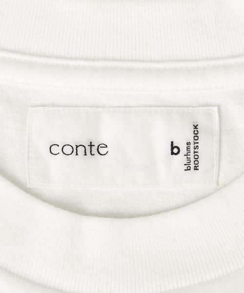 conte / 新品 ＜blurhms for conte＞ プリント Tシャツ 別注】＜blurhms for conte＞プリント Tシャツ