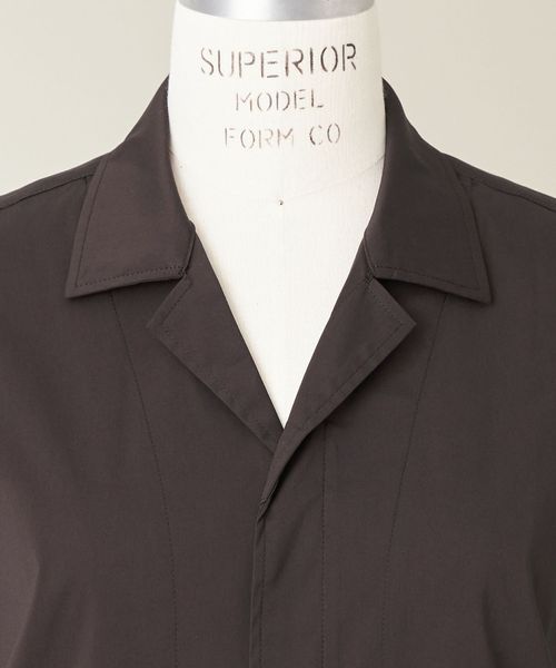 coa conte オープンカラー オールインワン ネイビー UNITED ARROWS｜<conte>オープンカラー オールインワン