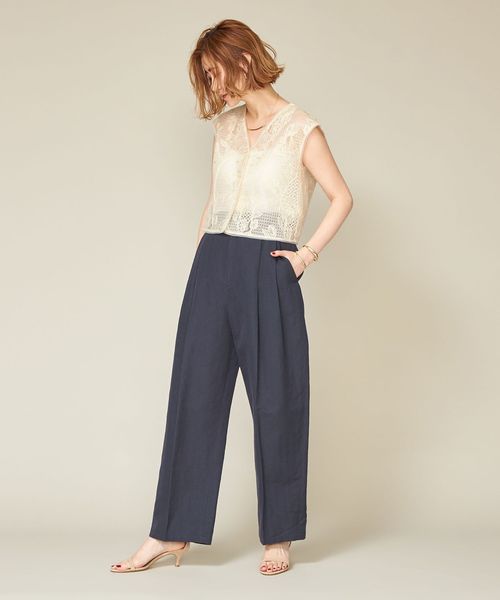 conte コンテ　エンブロイダリー レースベスト　新品タグ付き conte コンテ エンブロイダリー レースベスト 新品タグ付き