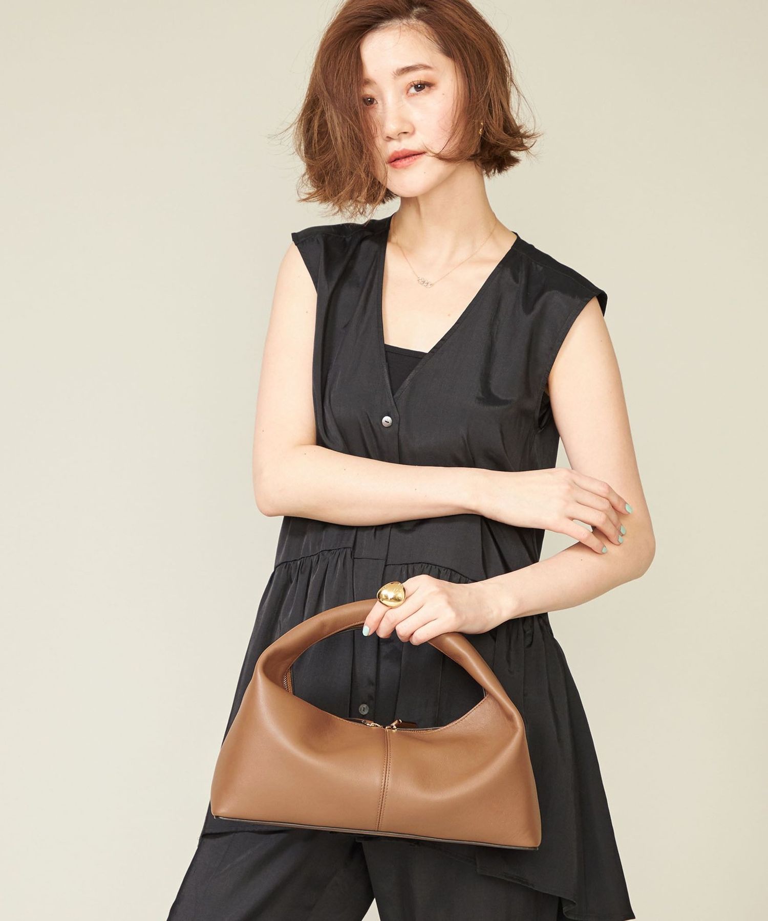 FRENZLAUER Panier Baguette バッグ ブラウン フランツロアーのPANIER BAGUETTE ワンハンドルバッグ | 送料