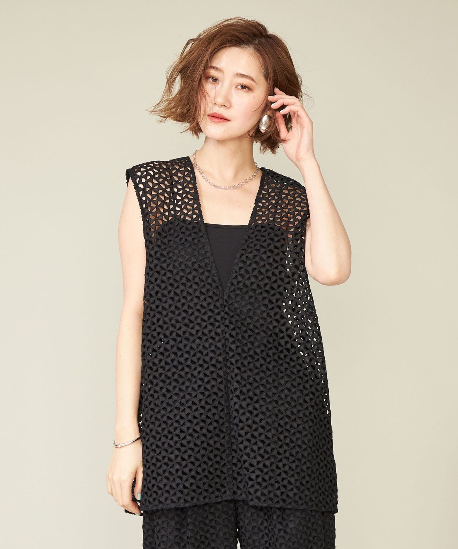 ガーリッシュ girlish St.cecilia 黒 Vネック オールインワン St.cecilia バギーオールインワン – GIRLISH