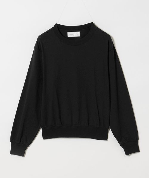 conte / 新品 ＜blurhms for conte＞ プリント Tシャツ 別注】＜blurhms for conte＞クルーネック ロングTシャツ