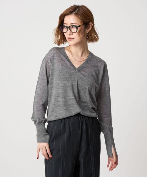 conte Vネックニット conte＞Vネックニット