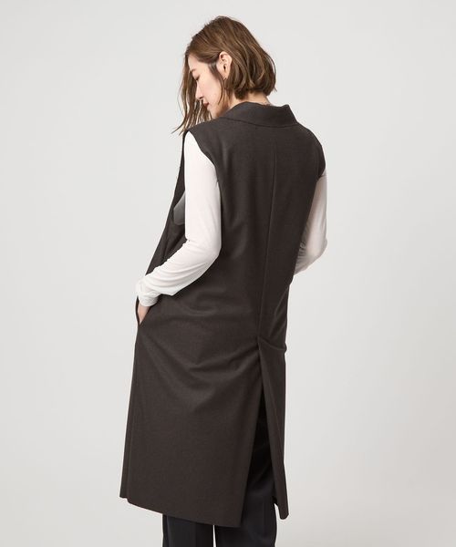ユナイテッドアローズ　conte ボア ロングジレ conte＞ボア ロングジレ