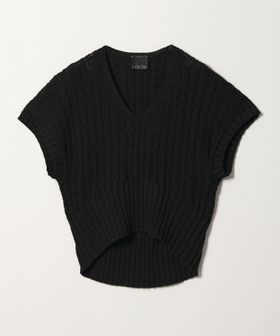 conte/＜conte＞コットンシルク ケーブル ベスト/ベスト