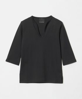 conte/＜conte＞コットン キーネック Tシャツ/Tシャツ / カットソー