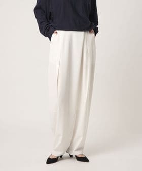 conte/＜conte＞アシンメトリー ラップワイドパンツ WHITE/その他パンツ