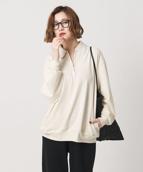 blurhms/【別注】＜blurhms for conte＞ ハーフジップ カットソー/Tシャツ / カットソー