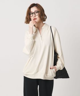 blurhms/【別注】＜blurhms for conte＞ ハーフジップ カットソー/Tシャツ / カットソー