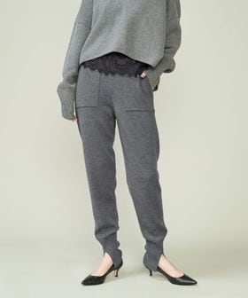 conte/＜conte＞ウール スリット ニットパンツ/その他パンツ