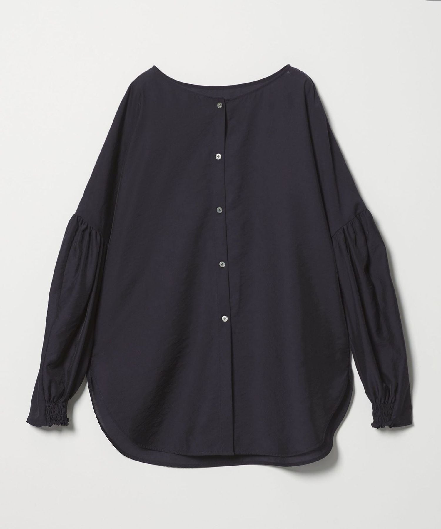 conte＞ギャザースリーブ 2WAY ブラウス