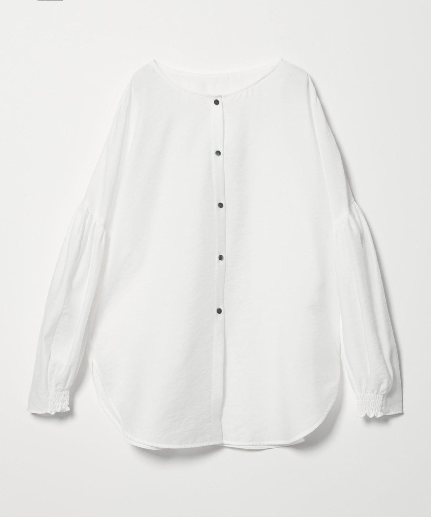 conte＞ギャザースリーブ 2WAY ブラウス