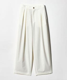 conte/＜conte＞タック イージー テーパードワイドパンツ WHITE/イージーパンツ