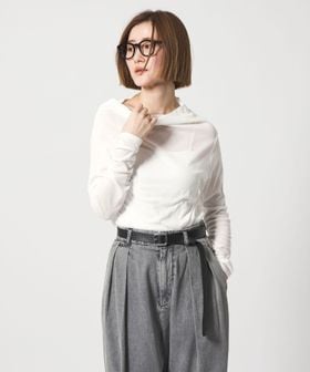 conte/＜conte＞シアー ロングスリーブTシャツ/Tシャツ / カットソー