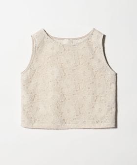 conte/＜conte＞ニットライク フラワー ノースリーブブラウス/シャツ / ブラウス