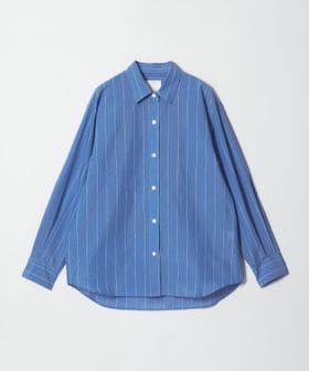conte/＜conte＞シアー ストライプ レギュラーカラーシャツ/シャツ / ブラウス