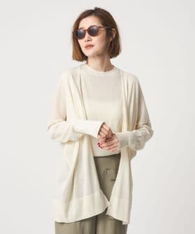 conte/＜conte＞ソデスリット ノーボタン カーディガン/カーディガン / ボレロ