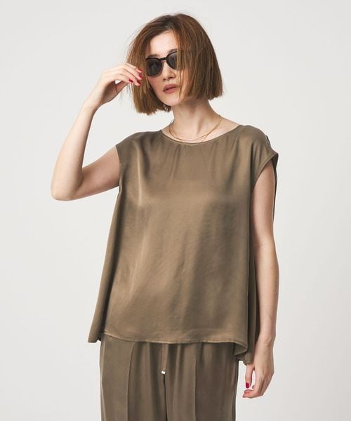 conte/＜conte＞フィブリル ノースリーブブラウス/シャツ / ブラウス