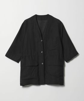 conte/＜conte＞シアー Vネック サファリシャツ/シャツ / ブラウス