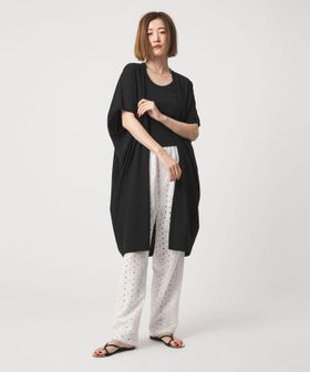 conte/＜conte＞コットン ノーボタン ロングジレ/ベスト