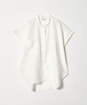 conte/＜conte＞フロントポケット フレンチスリーブシャツ/シャツ / ブラウス
